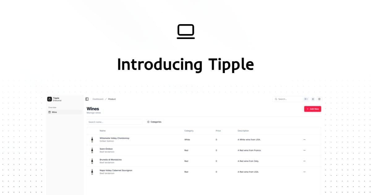 Introducing Tipple AI
